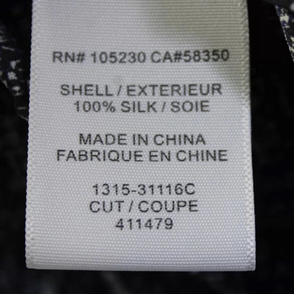 Joie Black & White Printed Belted Silk Sleeveless Dress - Small - Picture 10 of 10